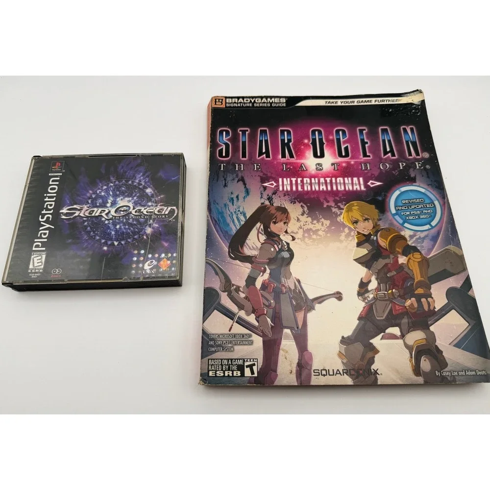 Star Ocean The Second Story PS1 Game The Last Hope International Strategy Guide